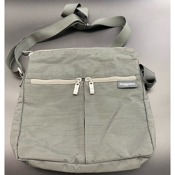 Baggalini Gray Crossbody Bag - Picture 1 of 5